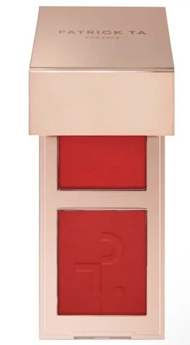 PATRICK TA Mini Major Headlines Double-Take Blush Duo She Left Me On Red NIB
